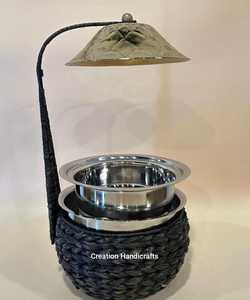 Recién llegado, calentador de alimentos Chapado en plata, hermoso diseño moderno, plato de frotamiento, cazuela, chafer y calentador de Metal de acero inoxidable - Product Image 1