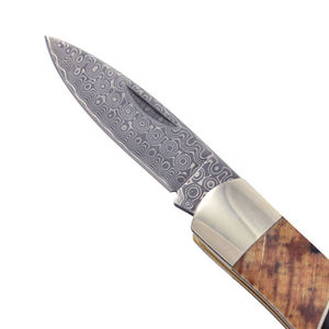 Couteau de camping artisanal 2026 en acier Damas avec manche en bois d'olivier, couteau de chasse à lame fixe en acier Damas, vente en gros OEM - Product Image 4