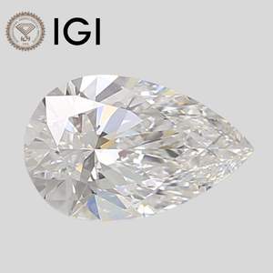 Diamant de laboratoire poire 1 carat E VVS1 VVS2 VS1 VS2 taille poire - Product Image 1