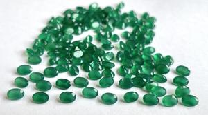 Ónix verde natural 6x8mm Corte ovalado Ónix verde suelto Calidad superior-Ónix verde suelto Calidad superior - Product Image 6