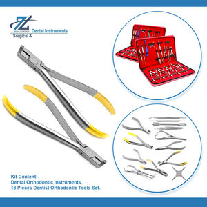 Juego de herramientas de ortodoncia 18 piezas Alicates de Ortodoncia con instrumentos de kit de ortodoncia dental - Product Image 2