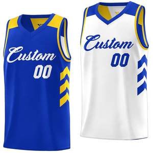 Ensemble de vêtements de basketball sans manches pour hommes, séchage rapide, haute qualité, meilleur prix, personnalisable avec nom d'équipe et logo imprimé, nouveau, respirant, taille plus - Product Image 4