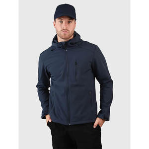 High Quality Hiking Outdoor Waterproof Comfortable <b>Men</b> Windbreaker Zipper <b>Soft</b>-<b>shell</b> <b>Jackets</b> - Product Image 1