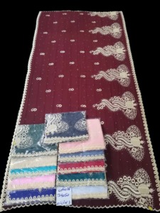 Pañuelo de Algodón Floral para Mujeres Musulmanas, Bordado con Pedrería, para Uso Diario, Temporada de Otoño, Eventos Religiosos, Nuevo y Ligero 2025 - Product Image 5