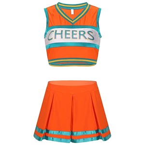 100% Best Quality Customized Cheer Leading Dance Uniform 2024 Girls Cheerleader Uniforms on <b>Sake</b> - Product Image 2