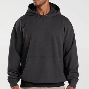 เสื้อฮู้ดดี้ผู้ชายผ้าฝ้ายเฟรนช์เทอร์รี่คุณภาพสูงแบบสั่งทำพิเศษ น้ำหนัก 240 กรัม ผ้าฟลีซหนา ทรงโอเวอร์ไซส์ ไหล่ตก ไม่มีเชือกผูก ด้านในมีซับใน ลายพิมพ์ - Product Image 5