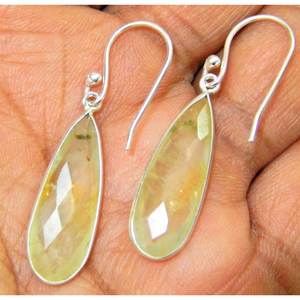 925ต่างหูเงินสเตอร์ลิงธรรมชาติอัญมณีอินเทรนด์เพชรพลอยเหลี่ยมเพชรพลอยทำด้วยมือของขวัญสำหรับเด็กผู้หญิงและผู้หญิงที่ได้รับการรับรองจาก Gia - Product Image 1