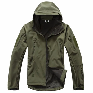 Ensemble de vestes coupe-vent en coton/polyester de qualité supérieure pour hommes conçus pour le jogging et les vêtements décontractés de rue - Product Image 4