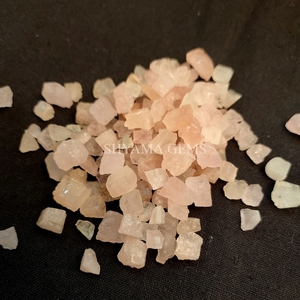 Trozos de cristal de cuarzo en bruto de morganita natural al por mayor, piedras preciosas rosas para la fabricación de joyas y artesanías curativas - Product Image 2