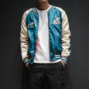 Chaqueta Universitaria de Invierno para Hombre con Cuello Alto y Logotipo Frontal, Forro Interior Suave, Prenda Exterior Deportiva y Versátil - Product Image 5