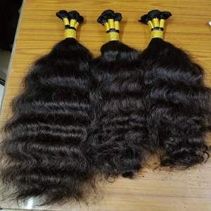 Bundles de cheveux crus droits à double tirage de haute qualité, vente en gros de cheveux Remy raides naturels d'asie du sud-est - Product Image 3