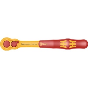 Wera Werkzeuge GmbH 8007 B Reversible <b>Ratchet</b> 1/2 <b>Socket</b> Drive 3/8"-80 Teeth VDE Insulated Lever-Operated Auto Repair Tool - Product Image 1