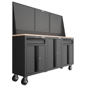 Établi ensemble d'outils boîte armoire 183cm stockage en acier inoxydable pour mécanicien Garage entrepôt outil chariot Vietnam fabricant - Product Image 6