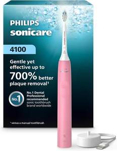 Cepillo de dientes eléctrico Philips Sonicare serie 4100, tecnología sónica avanzada, sensor de presión, dos niveles de intensidad, temporizador inteligente - Product Image 5
