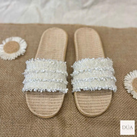 SANDALE EN PAILLE HAUTE MODE: SANDALE EN GROS POUR FEMME, ÉCOLOGIQUE, ODM OEM DE 99 GOLD CRAFT VIETNAM.
