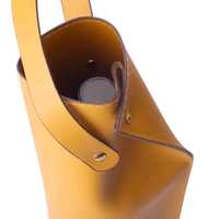 Porte-bouteille de vin en cuir véritable de qualité supérieure, imperméable, élégant, étui de transport, rangement pour pique-nique, cadeau d'entreprise, mariage, LWH-0042