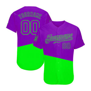 Maillot de baseball athlétique respirant grande taille pour homme, séchage rapide, anti-humidité, anti-bactérien, 100 % polyester pour adultes - Product Image 1