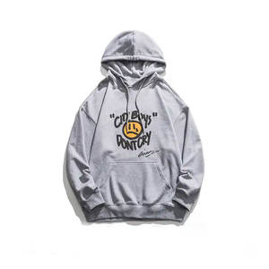 Sudadera con capucha de gran tamaño de algodón de 500gsm de peso pesado más vendida para hombre, Jersey 3D con estampado de logotipo personalizado de técnica de soplo alto XL al por mayor - Product Image 2