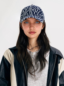 Casquette de baseball unisexe à motif abstrait, nouveau design avec impression jacquard artistique cool pour un usage quotidien, mode streetwear élégante - Product Image 2