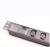 PDU 19 POUCES 1U IEC C13 PRISES À 8 VOIES AVEC RACK DE PROTECTION CONTRE LES SURTENSIONS