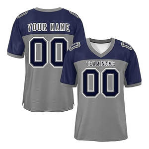 Uniforme sportif respirant personnalisé pour hommes, t-shirt, maillot de football personnalisé, imprimé, nom de l'équipe, numéro, taille plus disponible, OEM - Product Image 2