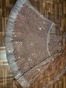 Nuevo Bollywood Georgette Lehenga con trabajo bordado y blusa de diseñador para boda y fiesta o festival 2024 - Product Image 5