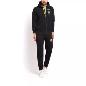 Chándal para hombres, chándal para correr, chándal para hombres, sudadera con cremallera y pantalones de chándal, conjunto de chándal al por mayor, logotipo personalizado - Product Image 1