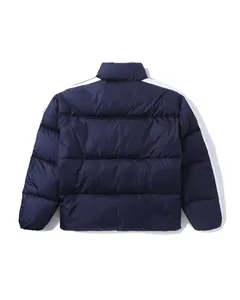 Veste d'hiver pour homme de haute qualité à bas prix, doudoune matelassée à fermeture éclair, veste oversize pour homme, veste à bulles de couleur unie - Product Image 6