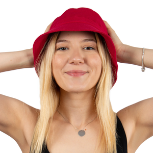 Bán Buôn Xô Mũ Mặt Trời Bảo Vệ Tùy Chỉnh Thêu Biểu Tượng Bông Vải Ngư Dân Mùa Hè Mũ Có Thể Đảo Ngược Rộng vành - Product Image 5