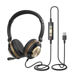 Bán buôn <span class=keywords><strong>USB</strong></span> có dây hedaphone cáp điện thoại tai nghe với enc tiếng ồn hủy bỏ microphone cho văn phòng kinh doanh các trung tâm cuộc gọi - Product Image 1