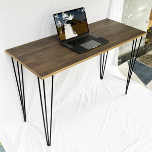 Modern <b>Computer</b> <b>Desk</b> with Hairpin Legs 120x50cm Plywood SPD68164 - Product Image 2