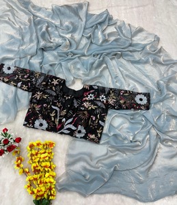 Sari de créateur indien le plus exporté Dernière exclusivité royale Goût Saree Fancy Blouse Premium Quality Bridal Ethnic Party Wear Women - Product Image 2