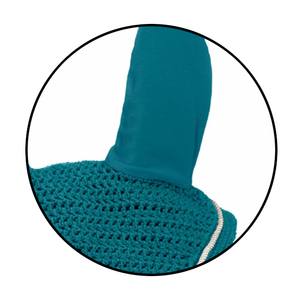 Logotipo privado Horse Fly Veil Transpirable Anti Mosquito Horse Ear Bonnet Protección Tela de malla con etiqueta OEM - Product Image 3