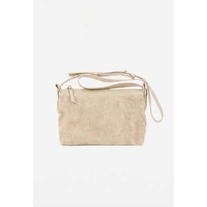Borsa a Tracolla in Vera Pelle Scamosciata per Donna - Made in Italy - Art. 25400" - Product Image 3