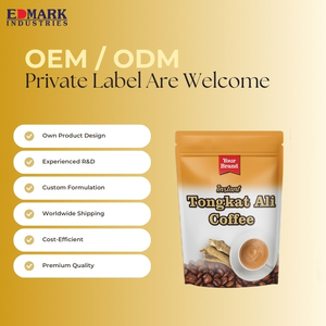 กาแฟมาคาสำเร็จรูปฮาลาลสำหรับผู้ชายรสขม Tongkat Ali ใส่เมล็ดอาราบิก้าใส่ครีมน้ำตาล - Product Image 5