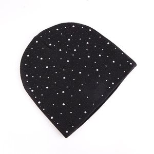 Bonnet tricoté à la mode avec impression gaufrée à la main Style d'impression numérique Logo personnalisé strass Jacquard Design Y2K - Product Image 4