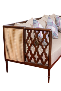 Ensemble de canapé modulaire en bois de frêne pour l'intérieur et l'extérieur, avec coussin de siège et oreiller en polyester pour les coins, idéal pour le salon - Product Image 6
