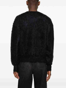 Suéter de Mohair para Hombre, de Alta Calidad, Cuello Redondo, Antipilling, con Hombros Caídos, Producto Confiable y de Gran Venta - Product Image 5