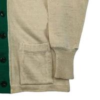 Suéteres de Punto de Alta Calidad con Letras, Cárdigan de Moda Unisex, Diseño Sólido, Botones Cubiertos, Suéter Deportivo 100% Algodón