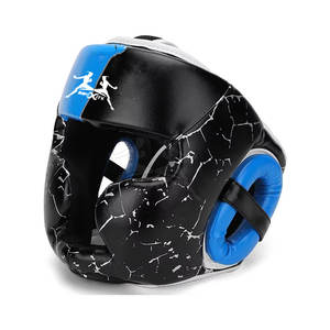 Protège-tête de boxe avec rembourrage renforcé pour une résistance aux chocs Protège-tête de boxe confortable avec doublure intérieure douce - Product Image 1