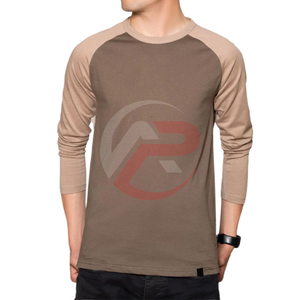 Camiseta de manga larga completa para hombre de bajo precio con impresión personalizada y logotipo personalizado, camiseta de gran tamaño para hombre - Product Image 1