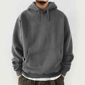 Sudaderas con capucha y hombros caídos de gran tamaño de alta calidad para hombre, ropa de calle de logotipo personalizado, sudaderas deportivas de lana de peso pesado, sudaderas para hombre - Product Image 5
