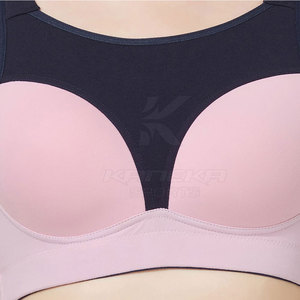 Sujetador Deportivo Cómodo y Transpirable con Logotipo Frontal Simple, Disponible en Stock 2026, Talla Grande para Damas - Product Image 3