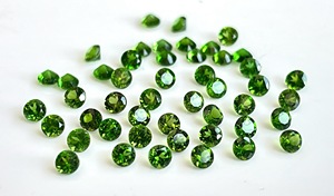 โครเมี่ยมไดออพไซด์แบบไดออพไซด์กลม3มม. แบบเหลี่ยมเพชรพลอย - Product Image 6