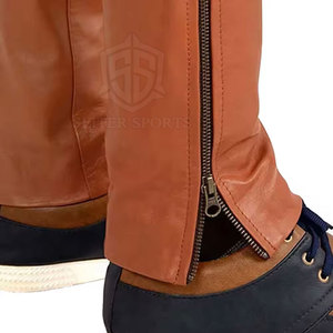 กางเกงหนังแท้ของผู้ชายขายดีที่สุดผ้าแคนวาสน้ำหนักเบามาใหม่ในราคา - Product Image 6