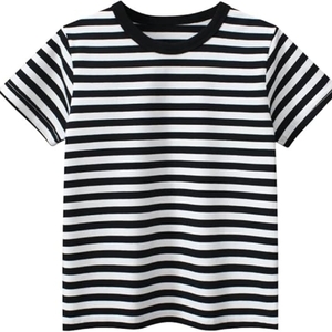 Enfant en bas âge garçon tricoté coton t-shirt personnalisé Applique Boutique vêtements été enfants garçon vêtements chemises fabriquées au Bangladesh - Product Image 2