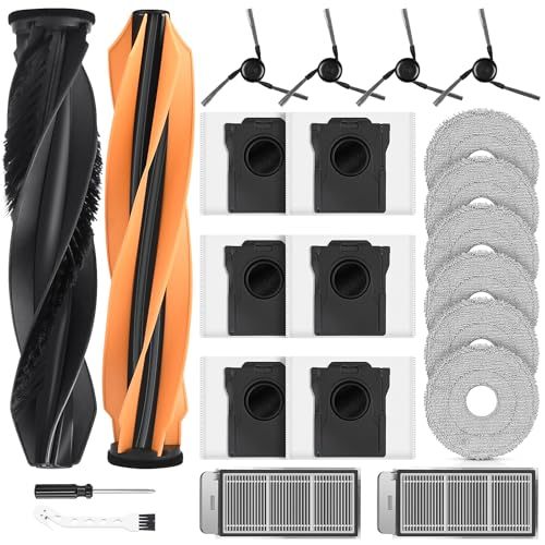 Robot Vacuum Consumables Replacement Kit Main Brush Side Brush Mop Pads Dust Bags HEPA Filter Cleaning Tool Set Wholesale OEM