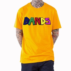 Directo de fábrica 100% algodón camiseta de hombre estilo de calle alta serigrafía bordado apliques parche secado rápido 200 gramos tela - Product Image 6