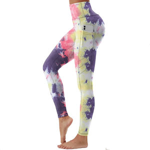 Meilleures ventes Leggings 100% coton pour femmes de haute qualité Gym Workout Wear Seamed Technics-Taille adulte - Product Image 6