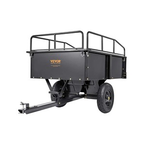 Utilidad Construcción Jardín Poly Barrow Cart Atv Volquete Camión Remolque con bandeja de plástico - Product Image 3